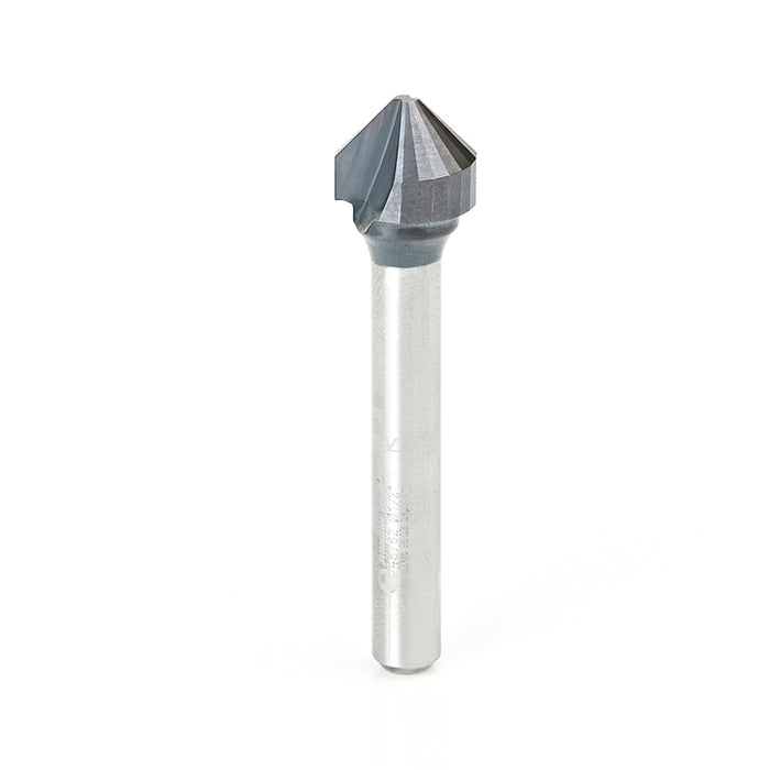 Amana Tool 45762 SC AlTiN Coated V-Groove 90 Deg. Folding for Composite Material Panels Like TCM, CCM, ACM, 0.090 Tip Cu
