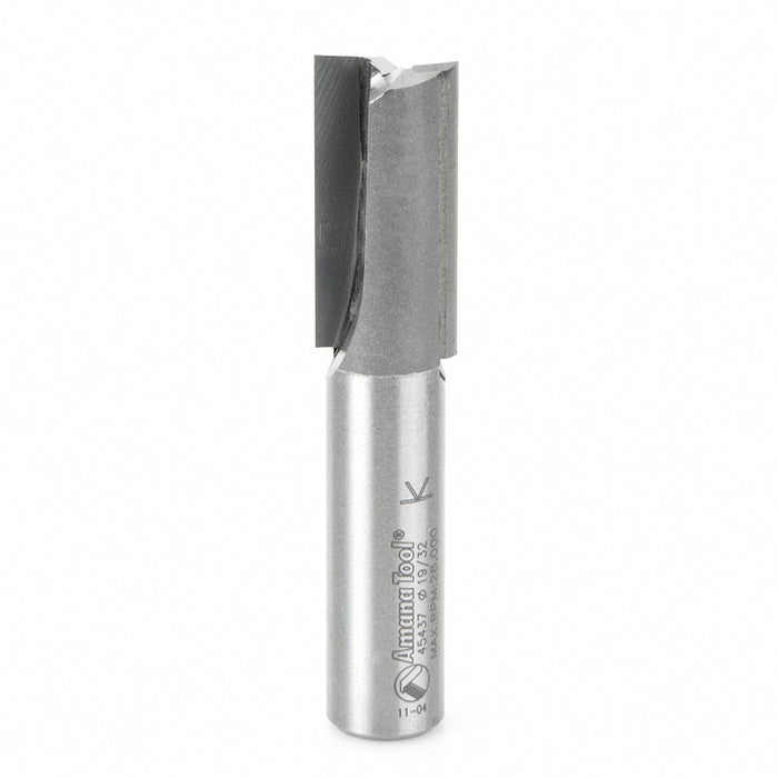 Amana Tool 45437 Carbide Tipped Undersized Plywood Dado Plunge 19/32 D x 1-1/4 CH x 1/2 Inch SHK Router Bit for Plywood 