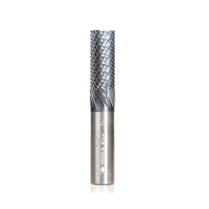 Amana Tool 48058-B High Performance Burr End 1/2 D x 1-1/8 CH x 1/2 SHK x 3 Inch Long SC Fiberglass and Composite Cuttin