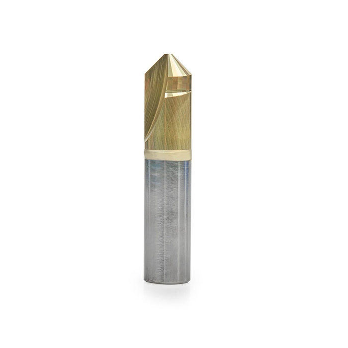 Amana Tool 45747 ZrN Coated V-Groove 90 Deg. Folding for Aluminum Composite Material (ACM) Panels Like Alucobond, Dibond
