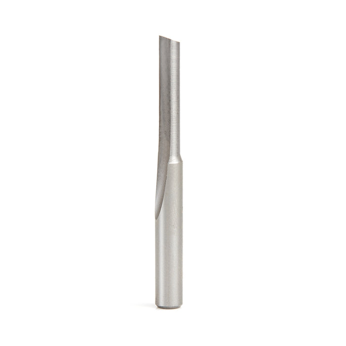 Amana Tool HSS1506 Plastic Cutting, Single Straight O Flute 1/4 D x 1 CH x 1/4 SHK x 2-3/8 Inch Long High Speed Steel (H