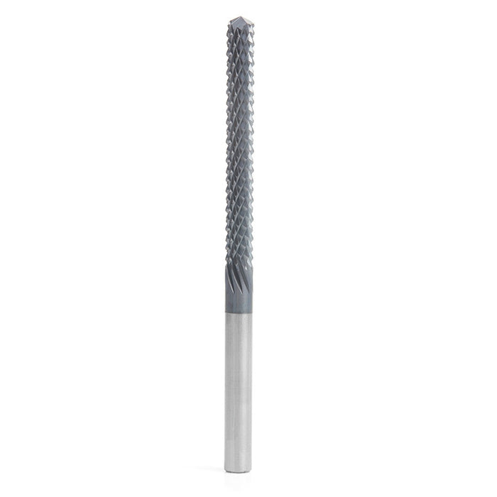 Amana Tool 48054-D High Performance Drill End 1/4 D x 2-1/8 CH x 1/4 SHK x 4 Inch Long SC Fiberglass and Composite Cutti