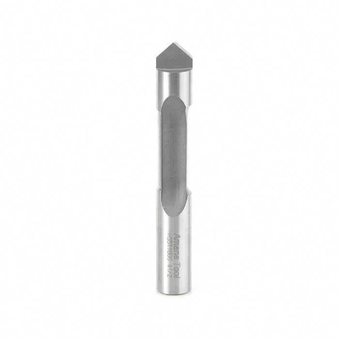 Amana Tool HSS11006 HSS Panel Pilot 1/2 D x 1 CH x 1/2 Inch SHK Straight Router Bit