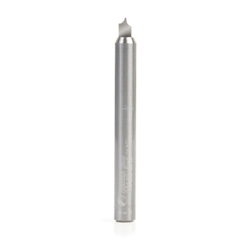 Amana Tool 56142 Carbide Tipped Point Cutting Roundover 1/16 R x 9/64 D x 7/32 CH x 1/4 SHK x 2-1/4 Inch Long Router Bit for Beadboards