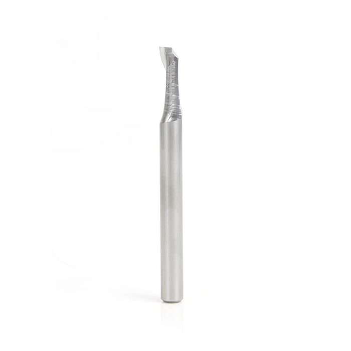 Amana Tool HSS1622 HSS Spiral Aluminum Cutting Single Flute Up-Cut 1/4 D x 5/8 CH x 1/4 Inch SHK Router Bit
