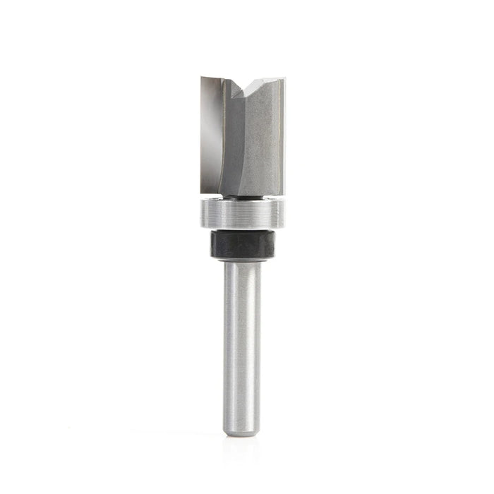 Amana Tool 45361 Carbide Tipped Flush Trim Plunge Template 9/16 D x 3/4 CH x 1/4 Inch SHK w/ Upper Ball Bearing Router B