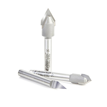 Amana Tool AMS-129 3Pc 30, 60 & 90 V Groove Set