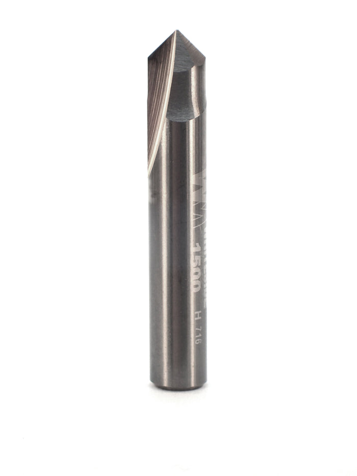 Whiteside 1500 90° V-Groove Bit - 1/4" CD x 1/4" Shank - official product photo
