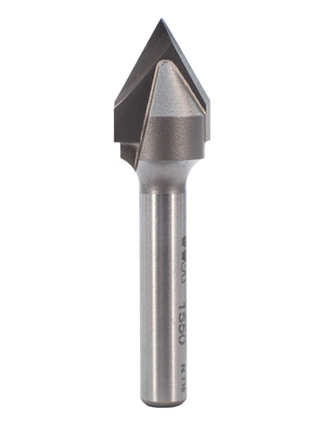Whiteside 1550 60° V-Groove Bit - 1/2″ CD x 1/4″ Shank