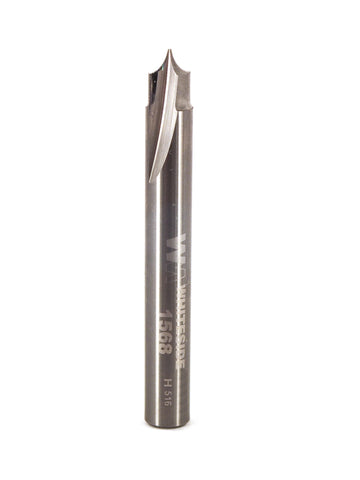 Whiteside 1568 Point Cutting Roundover Bit - 1/4″ CD x 1/4″ CL x 1/4″ Shank