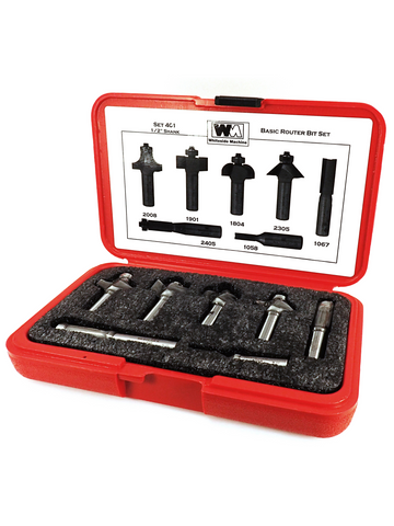 Whiteside 401 Basic Router Bit Set - 1/2″ Shank