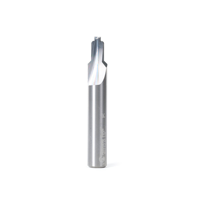 Amana Tool 40712 CNC Solid Carbide EVA Foam Decking 1.5mm R x 1/4 Dia x 1/2 Cut Height x 3/8 Shank x 2-1/2 Inch Long Rou