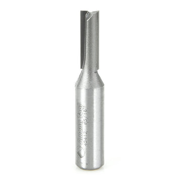 Amana Tool 45412 Carbide Tipped Straight Plunge High Production 5/16 D x 1 CH x 2-3/4 Long x 1/2 Inch SHK Router Bit