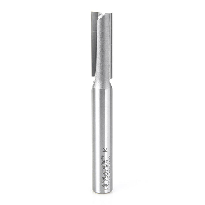 Amana Tool 45424 Carbide Tipped Straight Plunge High Production 1/2 D x 1-1/2 CH x 1/2 SHK x 4-1/4 Inch Long Router Bit