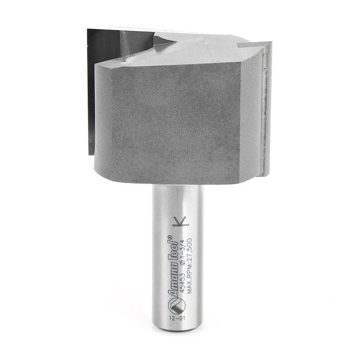 Amana Tool 45453 Carbide Tipped Straight Plunge High Production 1-3/4 D x 1-1/4 CH x 1/2 SHK x 2-7/8 Inch Long Router Bi