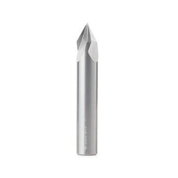 Fraise en V 60° Amana Tool 45629, 3 dents, Ø 1/2″, queue 1/2″