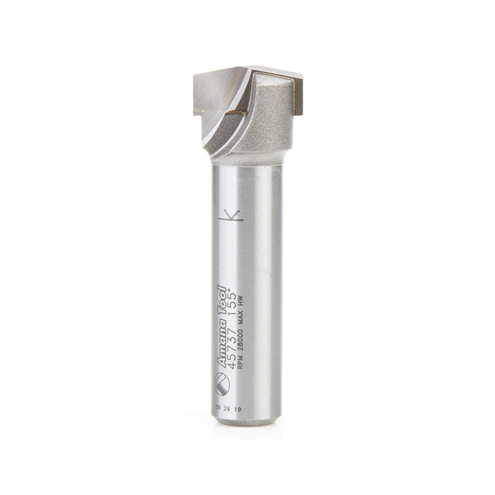 Amana Tool 45737 V-Groove 155 Deg. Folding for Aluminum Composite Material (ACM) Panels Like Alucobond, Dibond, 0.118 Ti