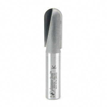 Amana Tool 45934 Carbide Tipped Core Box 9/32 R x 9/16 D x 1-1/4 CH x 1/2 Inch SHK Extra Deep Router Bit