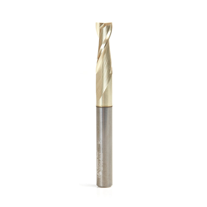 Amana Tool 46043 Solid Carbide Spiral 1/4 Dia x 3/4 Cut Height x 1/4 Shank x 2-1/2 Inch Long Composite, Fiberglass &amp;