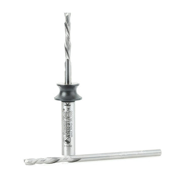 Amana Tool 46184 2Pcs 1/8 Compression & Adapter