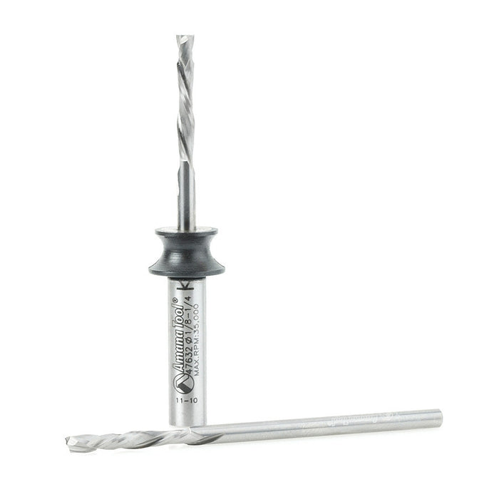 Amana Tool 46184 2Pcs 1/8 Compression & Adapter - CNC Router Store