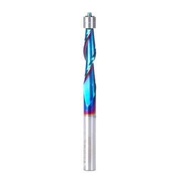 Fraise de finition hélicoïdale Amana Tool 46197-K, 1/4 po, coupe ascendante, revêtement Spektra