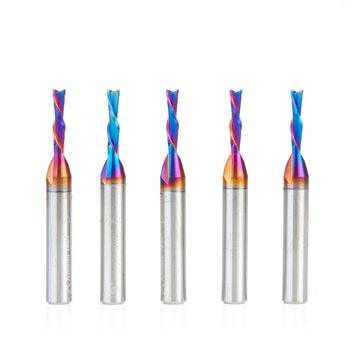 Amana Tool 46200-K-5 Lot de 5 fraises à spirale descendante 1/8″ Spektr