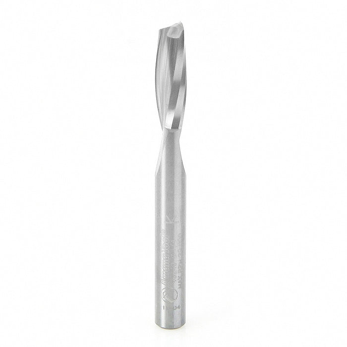 Amana Tool 46249 CNC Solid Carbide Spiral Plunge for Solid Wood 1/4 D x 3/4 CH x 1/4 SHK x 2-1/2 Inch Long Up-Cut Router