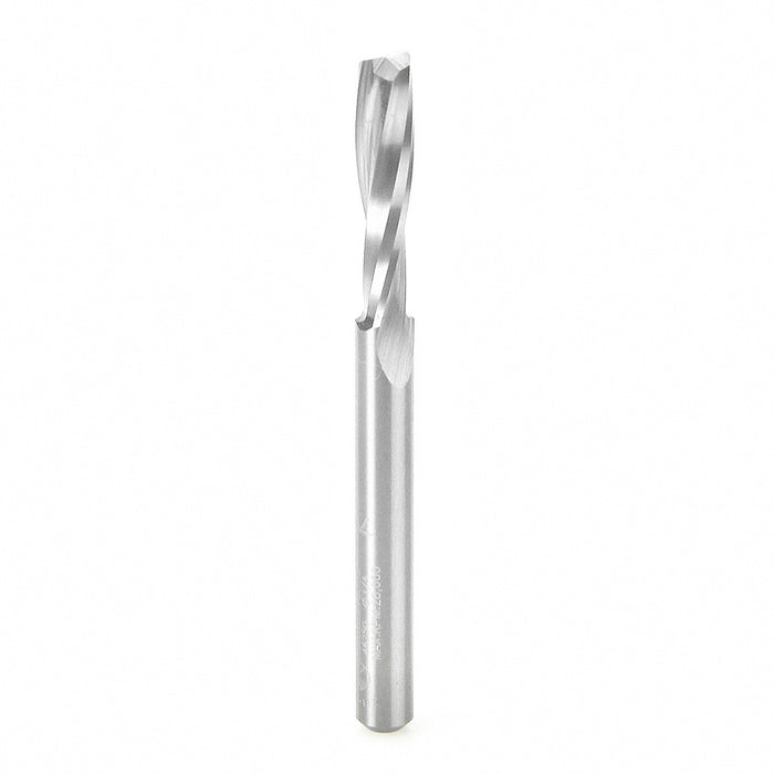 Amana Tool 46250 CNC Solid Carbide Spiral Plunge for Solid Wood 1/4 D x 1-1/8 CH x 1/4 SHK x 3 Inch Long Up-Cut Router B