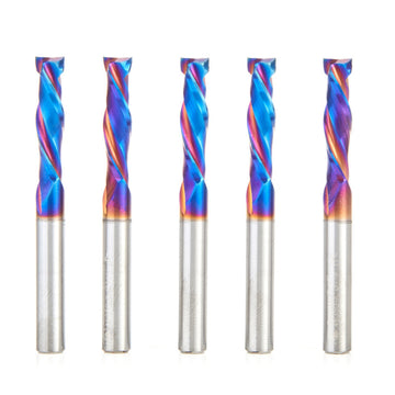 Ensemble de 5 fraises à mortaiser à compression Amana Tool 46350-K-5 de 1/4″
