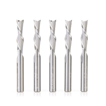Amana Tool 46415-5 5 pièces 1/4″ X 1/4″ Fraises hélicoïdales vers le bas