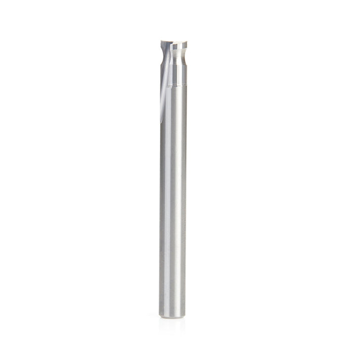 Amana Tool 46481 Solid Carbide O Flute Plastic Edge Rounding 1/4 D x 1/8 R x 3/8 CH x 1/4 Inch SHK Router Bit
