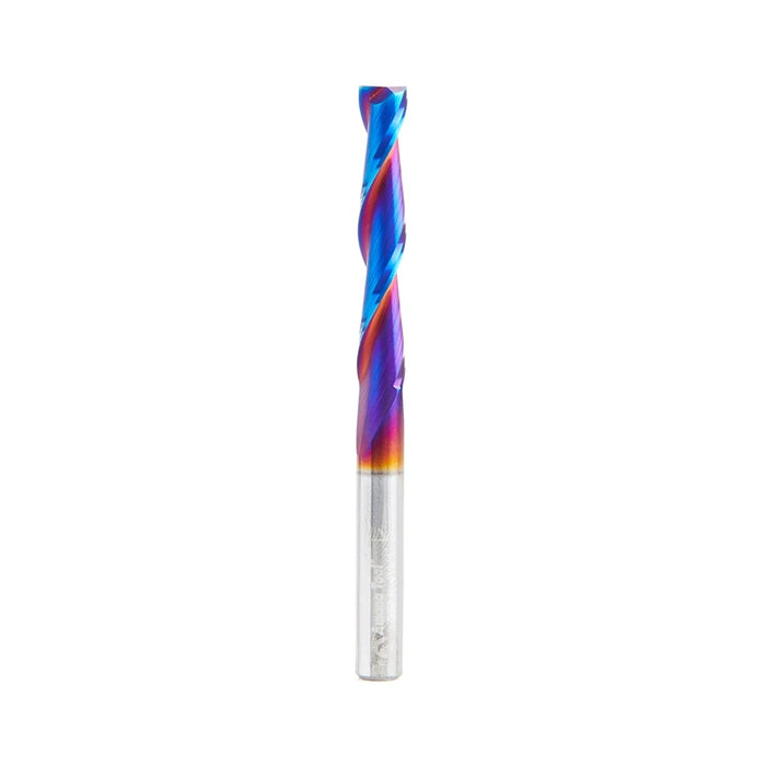 Amana Tool 46577-K CNC Spektra Extreme Tool Life Coated Spiral 2D/3D Carving 0.10 Deg Straight Angle Flat Bottom x 1/4 D