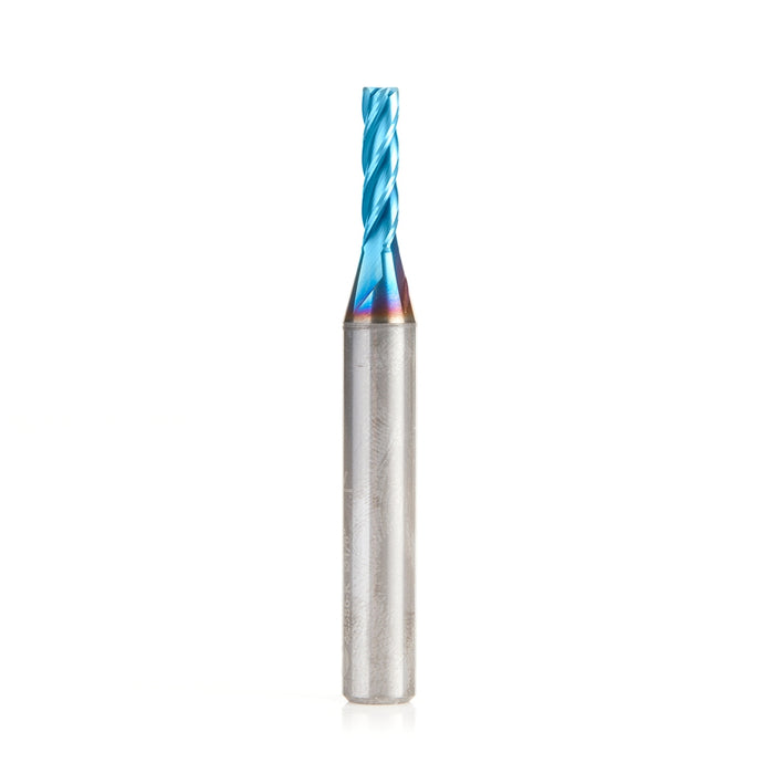 Amana Tool 46586-K CNC Spektra Extreme Tool Life Coated Spiral 2D/3D Carving 0.10 Deg Straight Angle Flat Bottom x 1/8 D
