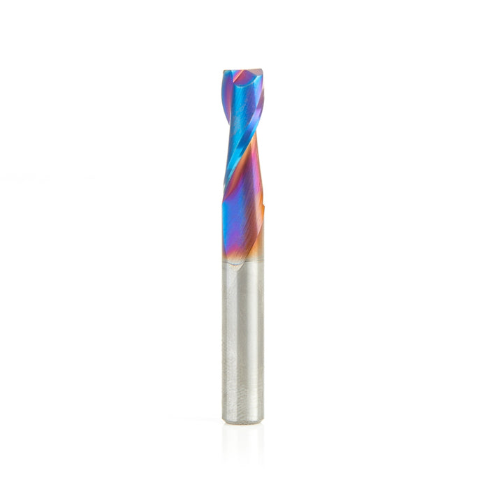 Amana Tool 46587-K CNC Spektra Extreme Tool Life Coated Spiral 2D/3D Carving 0.10 Deg Straight Angle Flat Bottom x 1/4 D