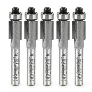 Amana Tool 47102-5 5 Pc Flush Trim 3/8Dx1/4 Shk