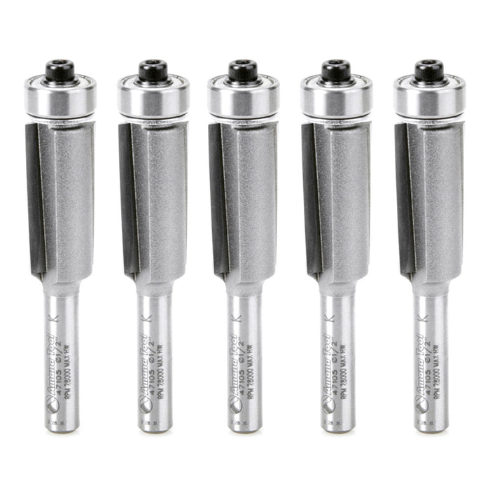 Amana Tool 47105-5 5 Pc Flush Trim 1/2Dx1/4 Shk - CNC Router Store