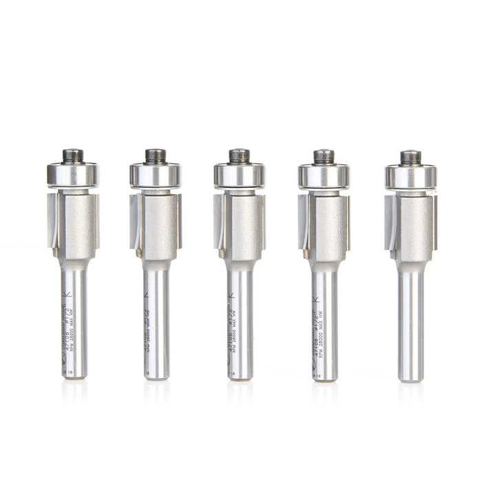 Amana Tool 47106-5 5 Pc Flush Trim 1/2Dx1/4 Shk - CNC Router Store