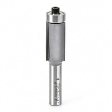 Amana Tool 47136 Carbide Tipped DownShear SuperTrim Flush 3/4 D x 1-1/2 CH x 1/2 Inch SHK w/ Lower Ball Bearing Router Bit