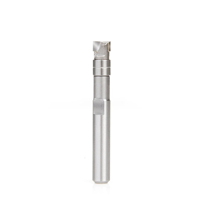 Amana Tool 47221-S Flush Trim Plunge Template 1/4 D x 1/8 CH x 1/4 Inch SHK Carbide Tipped Router Bit with Mini 1/4 D Up