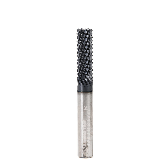 Amana Tool 48063-B High Performance Burr End 8mm x 25mm CH x 8mm SHK x 63mm Long SC Fiberglass and Composite Cutting AlT