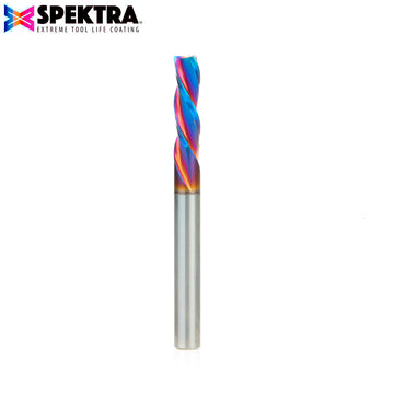 Amana Tool 48502-K SC Spektra Extreme Tool Coated Spiral Plunge 6mm Diameter