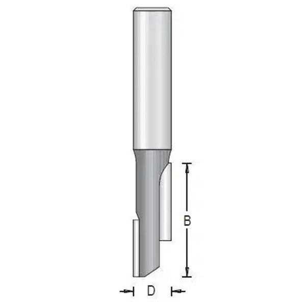 Dimar 119RX-X Series Stagger Tooth Straight Bits - CNC Router Store