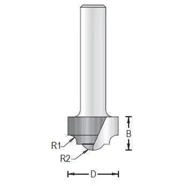 Dimar 127RX-XX Series Classical Bits-Plunge Type, 2 Flutes - CNC Router Store