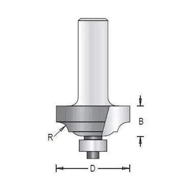 Dimar 128RX-XX Series Classical Bits With Ball Bearing Guide, 2 Flutes