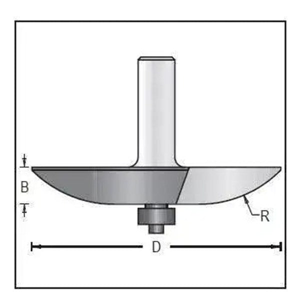 Dimar 126R8-86 Cove Raised Panel, 2 Flutes - CNC Router Store