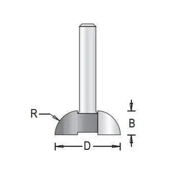 Dimar 132R4-X Series Finger Grip Router Bits, 2 Flutes - CNC Router Store
