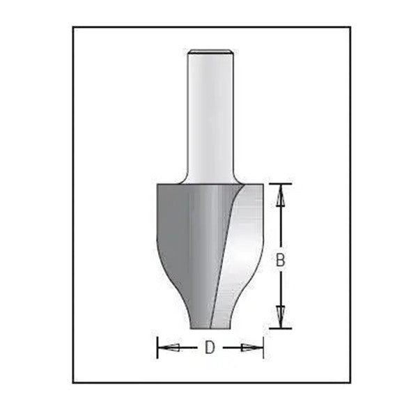 Dimar 165R8-XX Series Vertical Raised Panel Bits, 2 Flutes - CNC Router Store