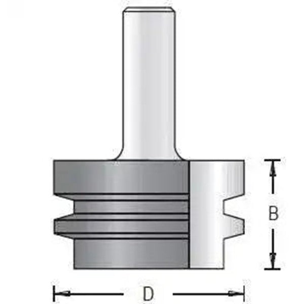 Dimar 158R8-X Series Rounding Over Set, 3 Flutes - CNC Router Store