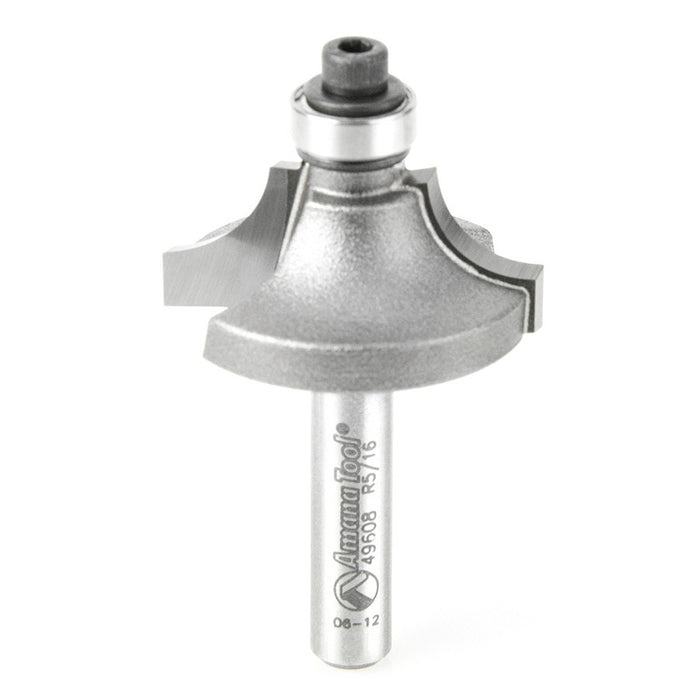 Amana Tool 49608 Carbide Tipped Beading 5/16 R x 1-1/8 D x 1/2 CH x 1/4 Inch SHK Router Bit